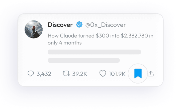 Save anything on X